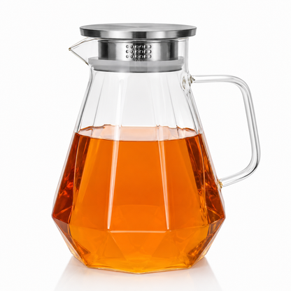 Skybuy Faceted Glass Water Jug 1.5L