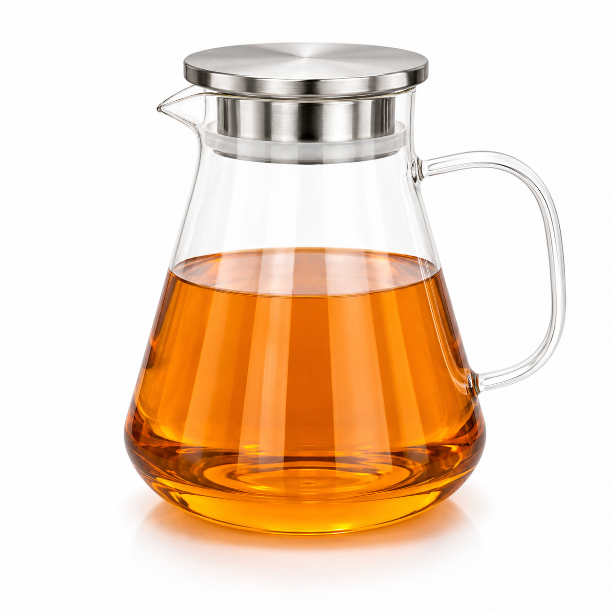 Skybuy Glass Water Jug with Cleaning Brush 1.9L