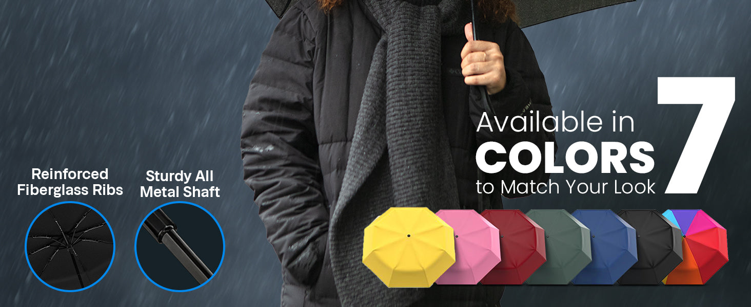 Travel Mini Umbrella for Purse with Case-Small Compact UV Umbrella Protection Sun-Lightweight Tiny Pocket Umbrella with Case for Women, Girl