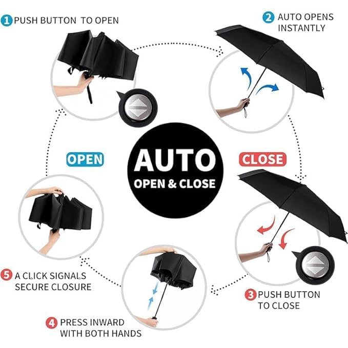 Travel Mini Umbrella for Purse with Case-Small Compact UV Umbrella Protection Sun-Lightweight Tiny Pocket Umbrella with Case for Women, Girl